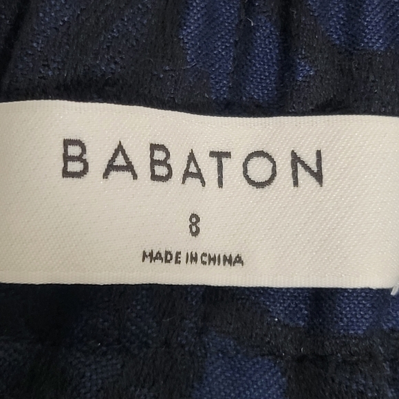 Babaton Conan Jacquard Mid Rise Slim Fit Pants. - Picture 7 of 11